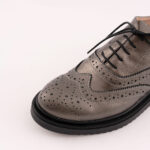 Pantofi Aurii cu Siret Vagam 0677 - imagine 4