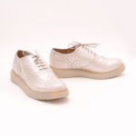 Pantofi Crem cu Siret Vagam 0853 - imagine 2