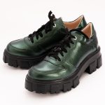 Pantofi Verzi cu Talpa Inalta 1161