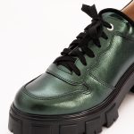 Pantofi Verzi cu Talpa Inalta 1161 - imagine 4