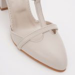 Pantofi Gri Deschis Decupati Vagam1382 - imagine 4