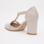 Pantofi Gri Deschis Decupati Vagam1382 - imagine 2
