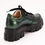 Pantofi Verzi cu Talpa Inalta 1161 - imagine 3