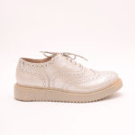 Pantofi Crem cu Siret Vagam 0853 - imagine 5