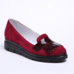 Balerini Bordo cu Talpa Inalta Vagam0430