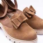 Pantofi Maro Camel cu Catarama Decupati Vagam1975 - imagine 2