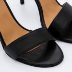 Sandale Negre cu Toc Subtire Inalt Vagam 1814 - imagine 4