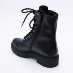 Ghete Negre cu Siret si Fermoar Vagam1838 - imagine 2