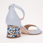 Sandale Bleu cu Toc 1234 - imagine 3