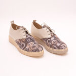 Pantofi Crem cu Siret Vagam 0845 - imagine 7