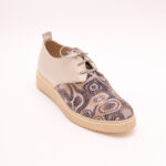 Pantofi Crem cu Siret Vagam 0845