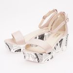 Sandale Roz cu Talpa Inalta Vagam 1191