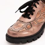 Pantofi Roz cu Talpa Inalta Vagam 1142 - imagine 4