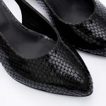 Pantofi Negri Decupati Vagam 1808 - imagine 2