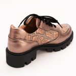 Pantofi Roz cu Talpa Inalta Vagam 1142 - imagine 3