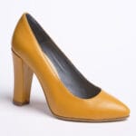 Pantofi Mustar cu Toc Gros Vagam0333 - imagine 7