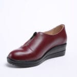 Balerini Bordo cu Talpa Inalta Vagam0420 - imagine 3
