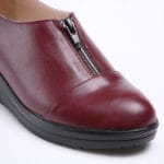 Balerini Bordo cu Talpa Inalta Vagam0420 - imagine 2