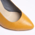 Pantofi Mustar cu Toc Gros Vagam0333 - imagine 4