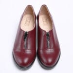 Balerini Bordo cu Talpa Inalta Vagam0420 - imagine 4