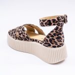 Sandale Animal Print cu Talpa Inalta Vagam 2024 - imagine 2