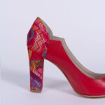 Pantofi Rosii cu Toc Gros Vagam0668 - imagine 6