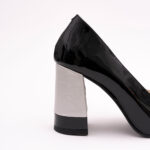 Pantofi Negri cu Toc Gros Vagam0816 - imagine 4