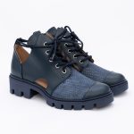 Pantofi Bleumarin Decupati Vagam1541 - imagine 2