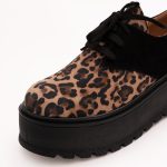 Pantofi Maro cu Platforma Vagam 1138 - imagine 4