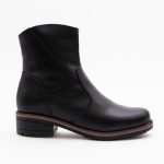 Ghete Negre Scurte cu Talpa Joasa Vagam1697 - imagine 3