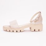 Sandale Roz-Auriu cu Talpa Inalta Vagam 1195 - imagine 2