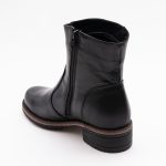 Ghete Negre Scurte cu Talpa Joasa Vagam1697 - imagine 2