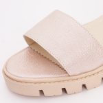 Sandale Roz-Auriu cu Talpa Inalta Vagam 1195 - imagine 5