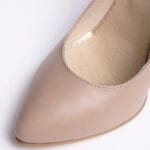 Pantofi Bej cu Toc Gros Vagam0330 - imagine 4