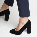Pantofi Negri cu Toc Gros Vagam0343 - imagine 6