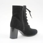 Ghete Scurte Negre cu Toc Vagam0711 - imagine 4