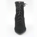 Ghete Scurte Negre cu Toc Vagam0711 - imagine 8