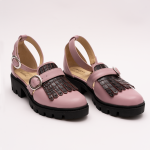 Pantofi Casual Decupati Roz Vagam 0933 - imagine 7