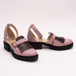 Pantofi Casual Decupati Roz Vagam 0933 - imagine 5