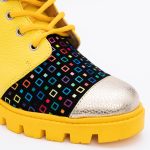 Pantofi Galbeni Decupati Vagam1544 - imagine 4