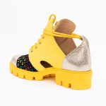 Pantofi Galbeni Decupati Vagam1544 - imagine 2