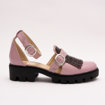 Pantofi Casual Decupati Roz Vagam 0933 - imagine 6