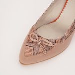 Pantofi Bej cu Toc Gros Vagam0983 - imagine 4