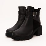 Ghete Negre cu Toc Vagam1247 - imagine 3