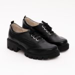 Pantofi Negri cu Talpa Inalta 1303