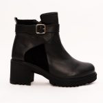 Ghete Negre cu Toc Vagam1247 - imagine 2