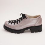 Pantofi Gri cu Siret Vagam 1044 - imagine 3