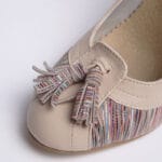 Pantofi Crem cu Toc Gros Vagam0328 - imagine 2