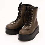 Ghete Kaki cu Platforma Vagam1238 - imagine 6