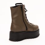 Ghete Kaki cu Platforma Vagam1238 - imagine 2